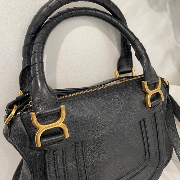 Chloe black small Marcie bag - Picture 3 of 8